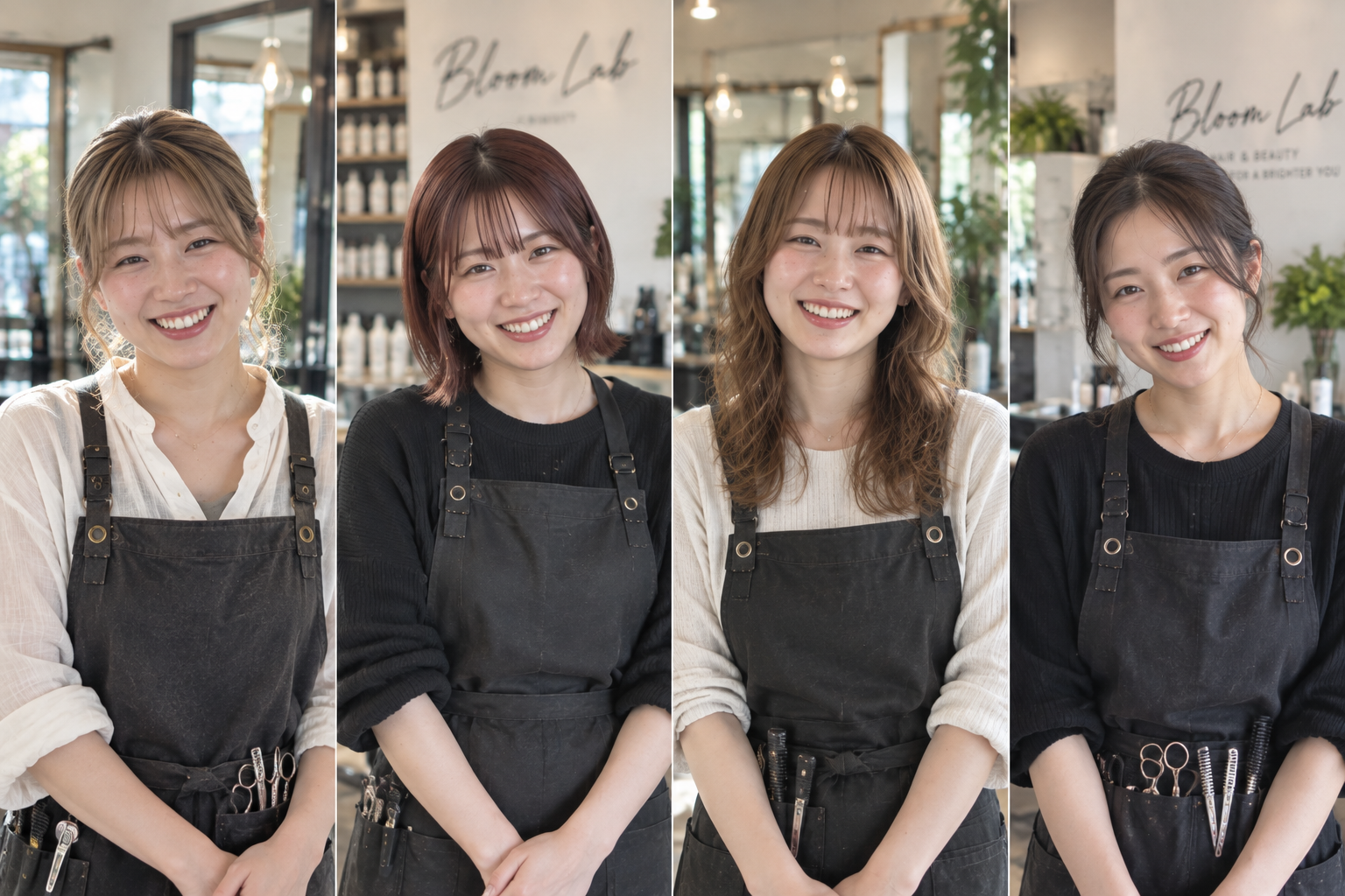 Bloom Labの女性スタッフ4名